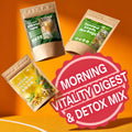 Morning Vitality Tea Bundle – Fennel, Ginger & Lemongrass Tea Bags for Digestive Comfort & Daily Freshness
