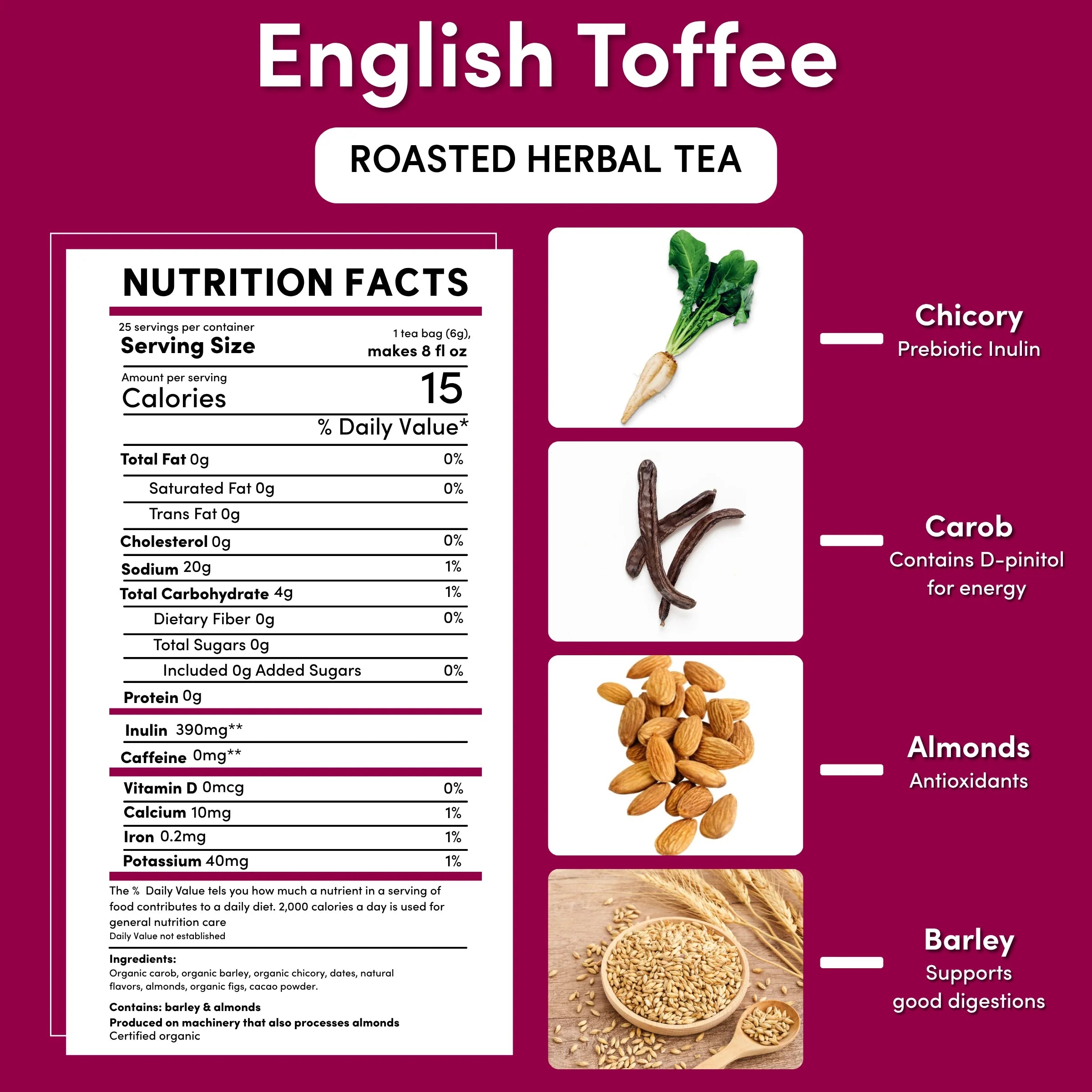 English Toffee Roasted Herbal Tea