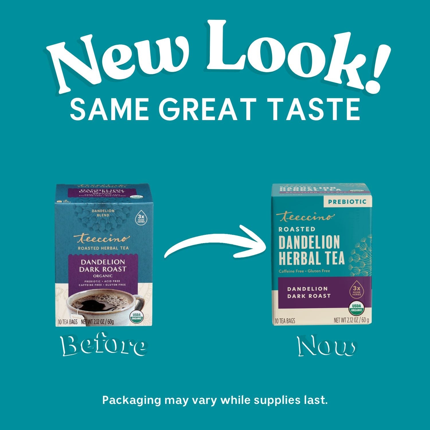 Dandelion Dark Roast Roasted Herbal Tea