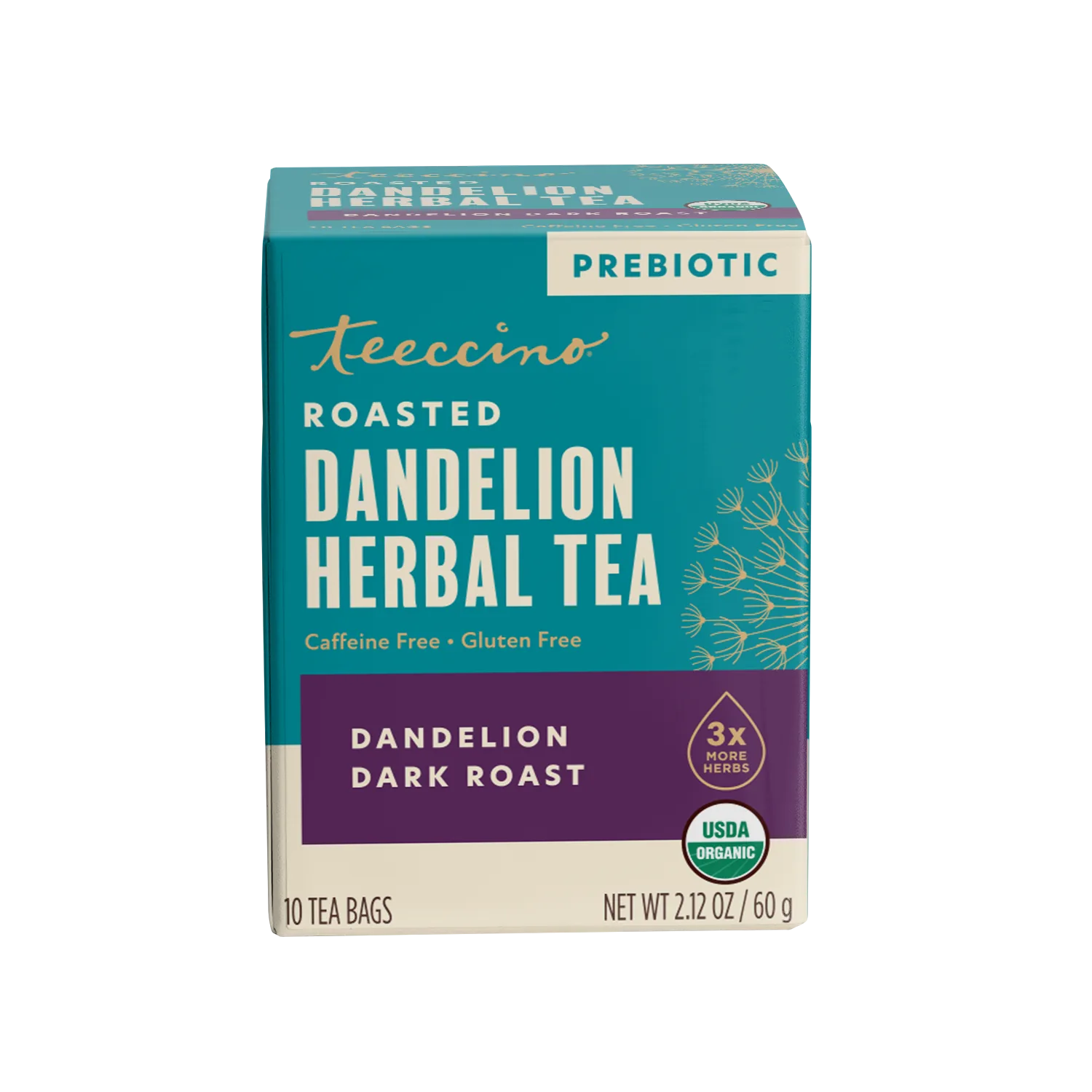 Dandelion Dark Roast Roasted Herbal Tea