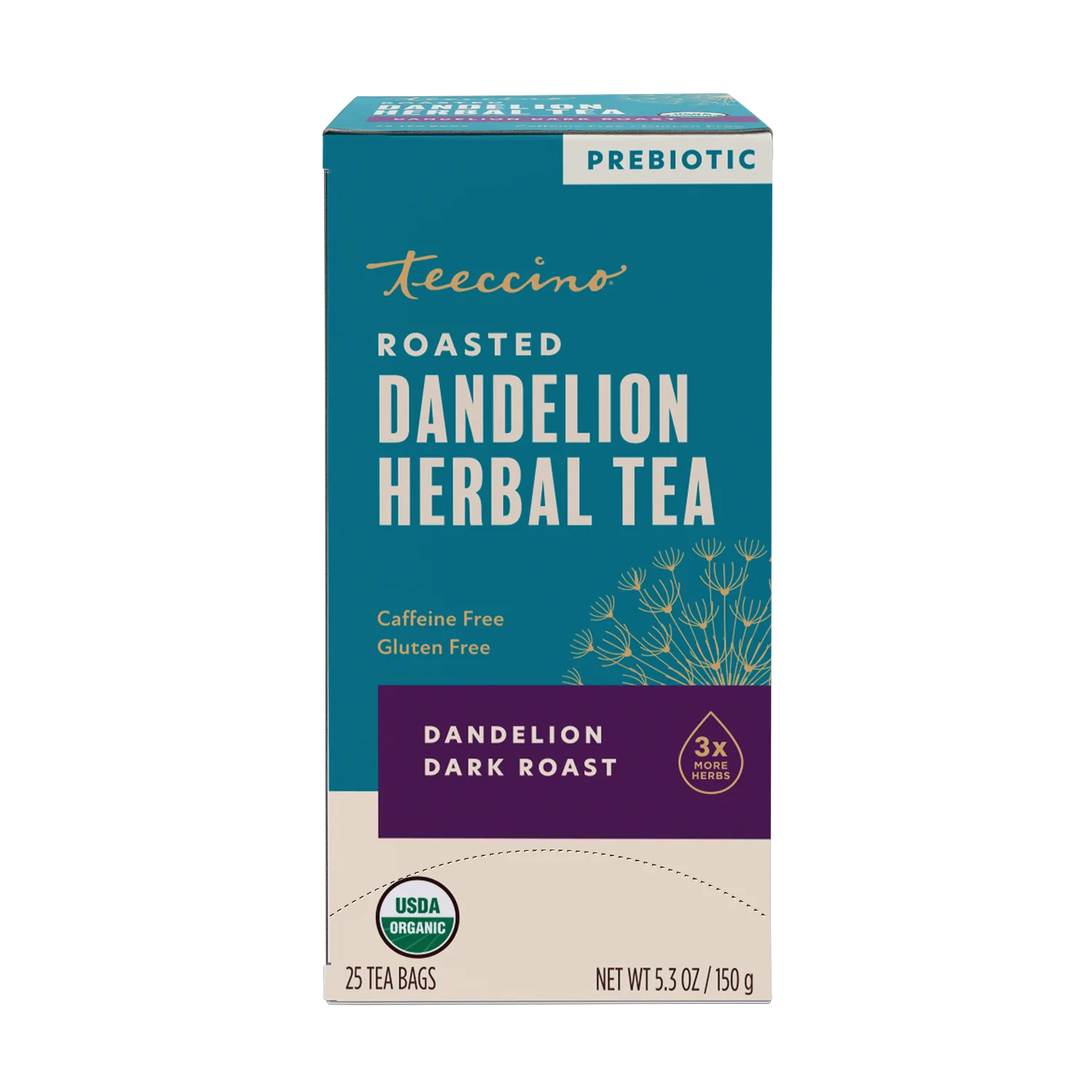 Dandelion Dark Roast Roasted Herbal Tea
