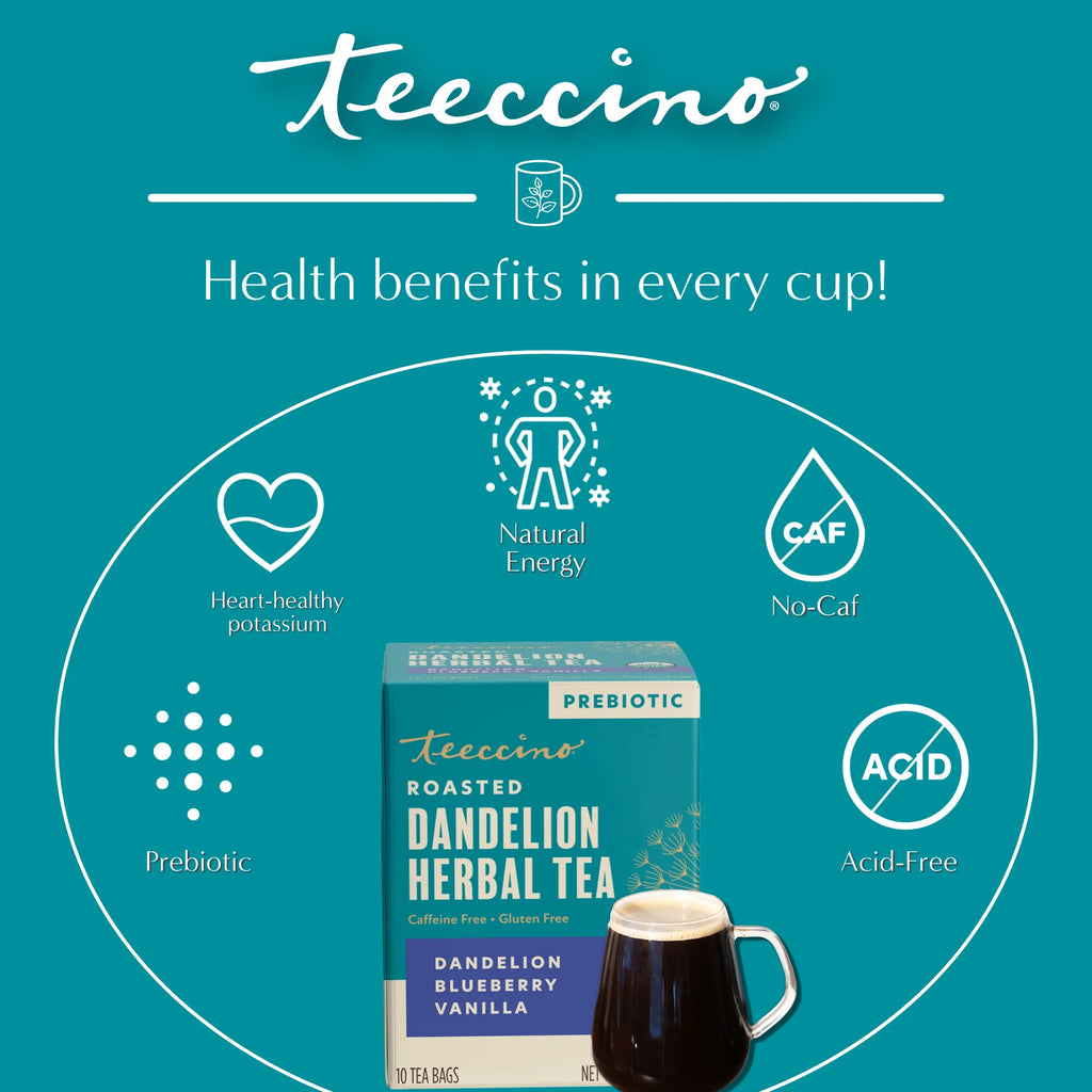 Dandelion Blueberry Vanilla Roasted Herbal Tea