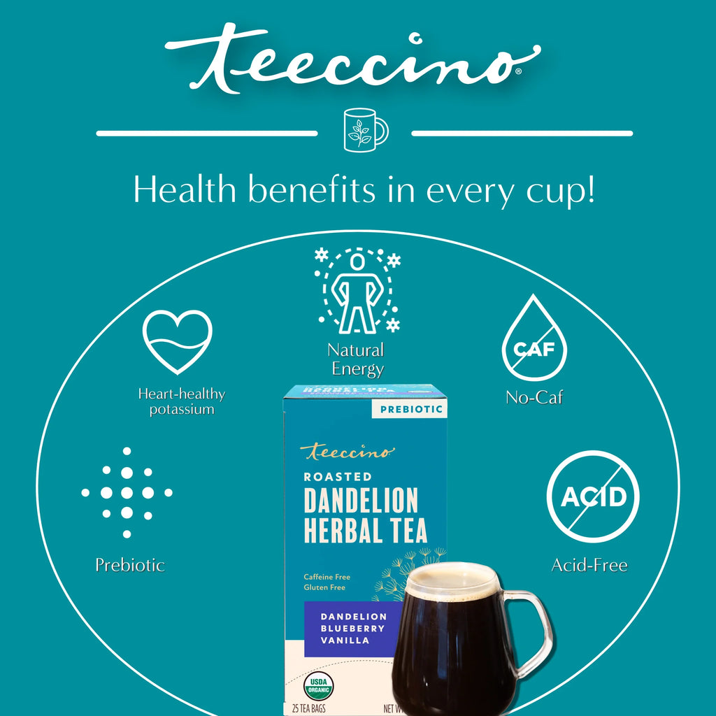 Dandelion Blueberry Vanilla Roasted Herbal Tea