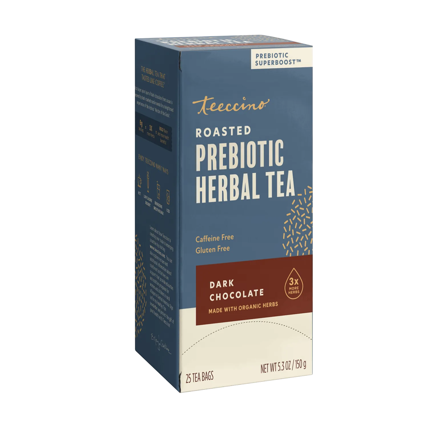 Dark Chocolate Prebiotic SuperBoost Herbal Tea