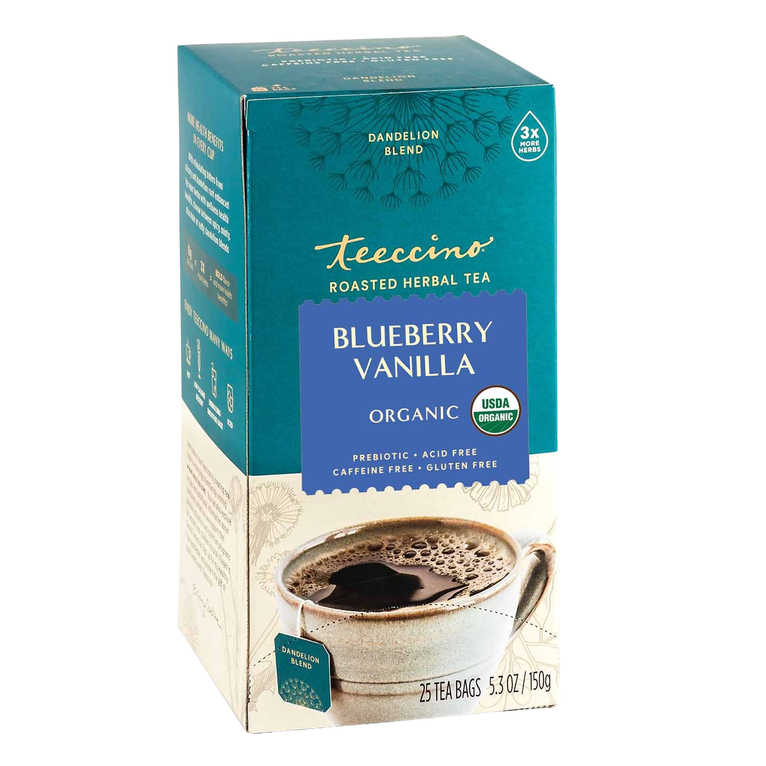 Dandelion Blueberry Vanilla Roasted Herbal Tea