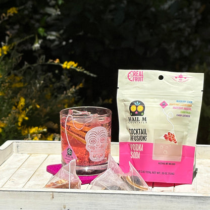Vodka Soda Infusion Kit – Sugar Free - Travel Cocktail Tea Bags