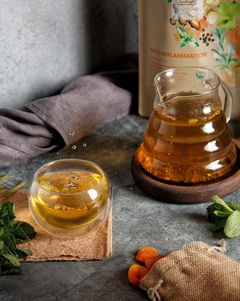 Anti-Inflammatory Tea, Turmeric Ginger Herbal Blend | Organic & Kosher