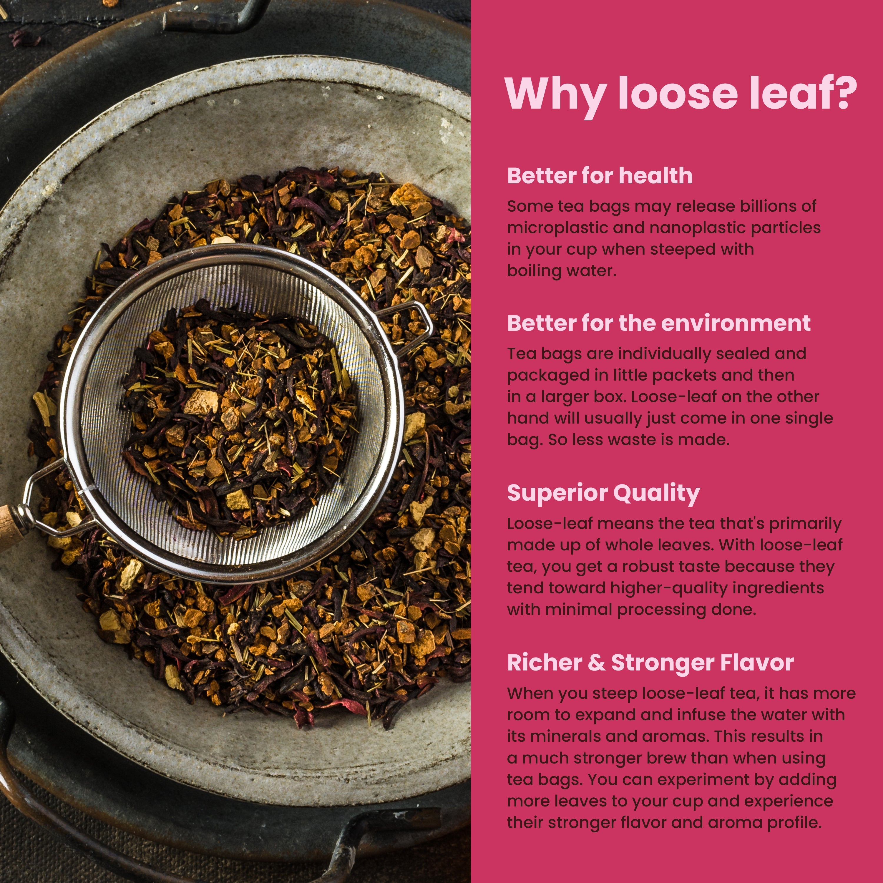 Cinnamon Hibiscus Tea, Antioxidant-Rich Herbal Blend | Organic