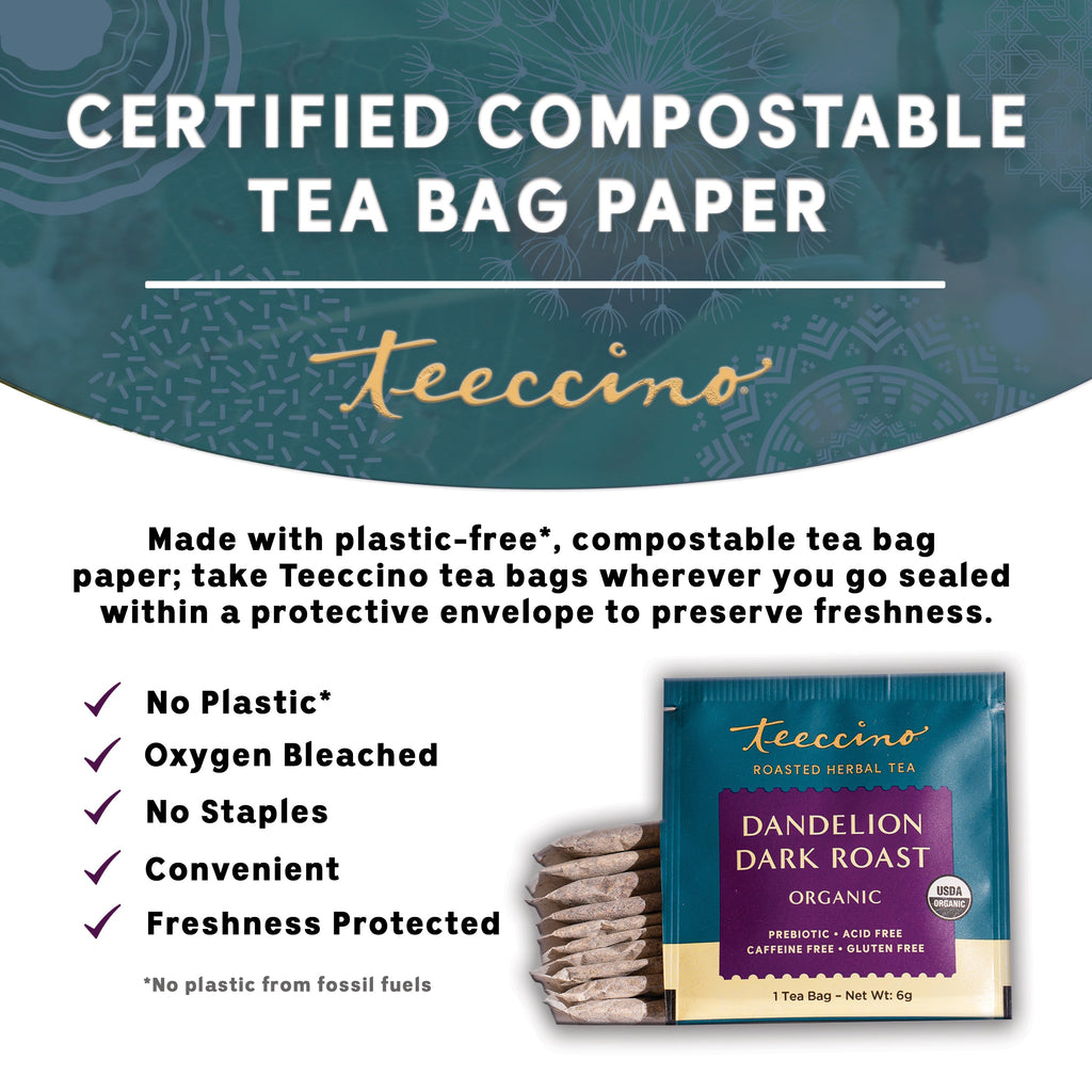 Dandelion Dark Roast Roasted Herbal Tea
